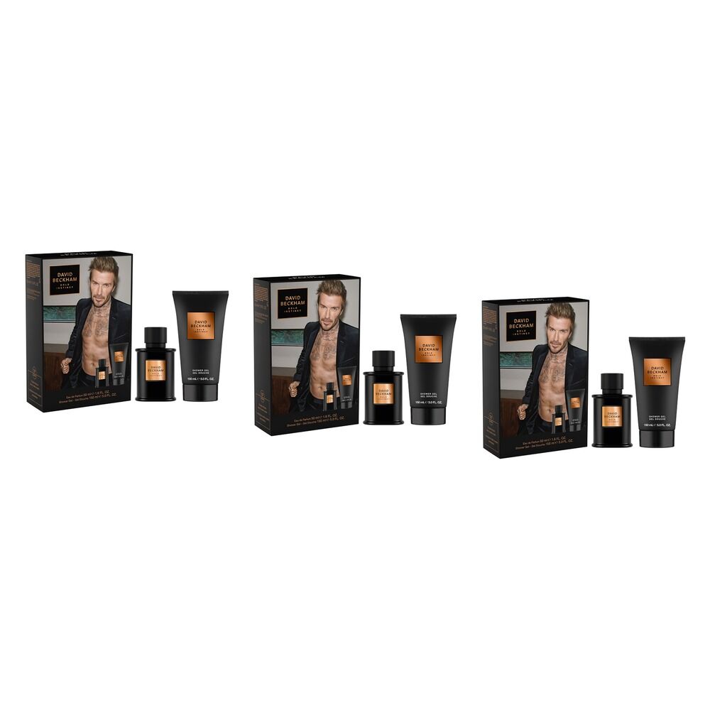 David Beckham Bold Instinct EDP 50mL Gift Set 2 Piece Set Pack of 3