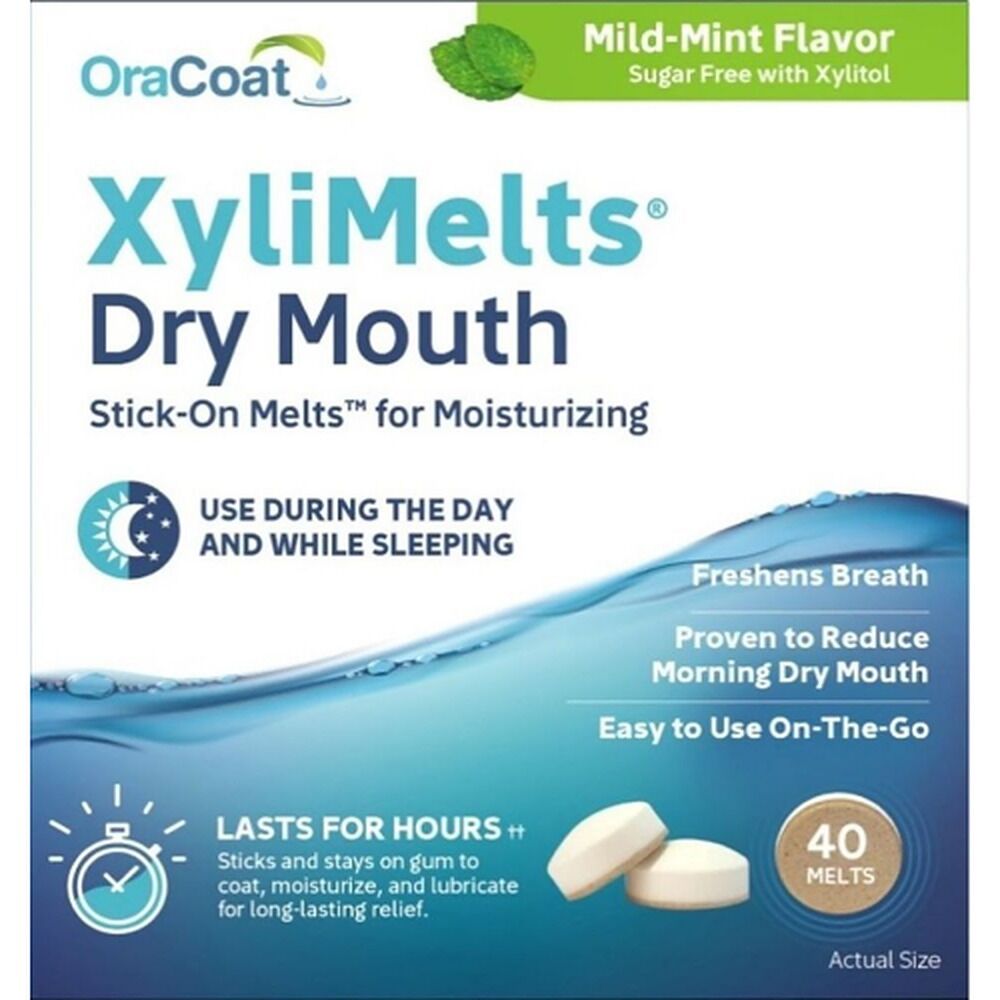 XyliMelts Mild Mint 40 Pack x 3