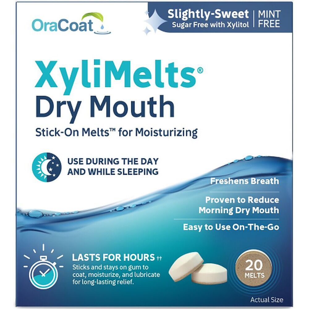 XyliMelts Slightly Sweet Mint-Free 40 Pack x 3