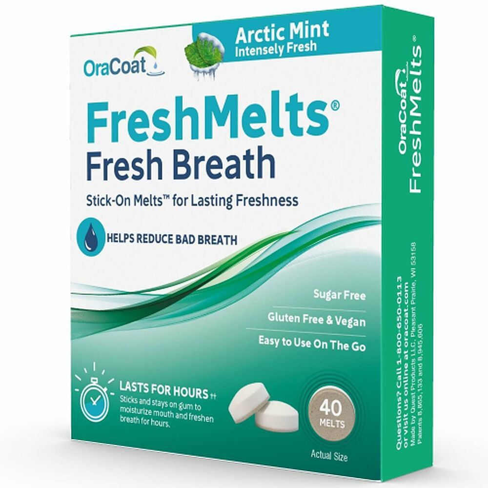 Freshmelts Arctic Mint For Bad Breath 40 Pack