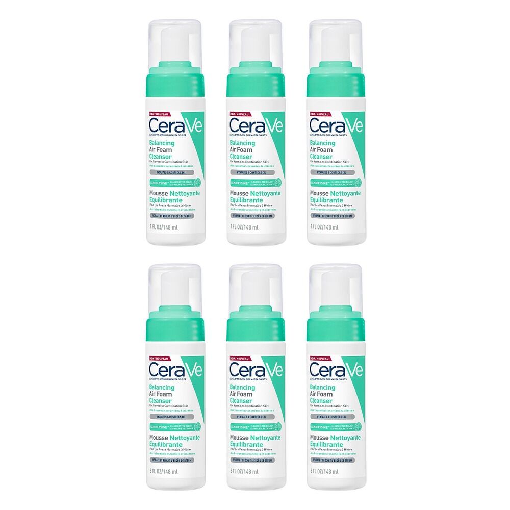 CeraVe Balancing Air Foam Cleanser 148mL Pack of 6