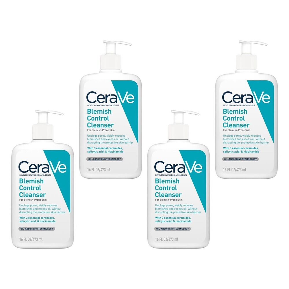CeraVe Blemish Control Cleanser 473mL Pack of 4