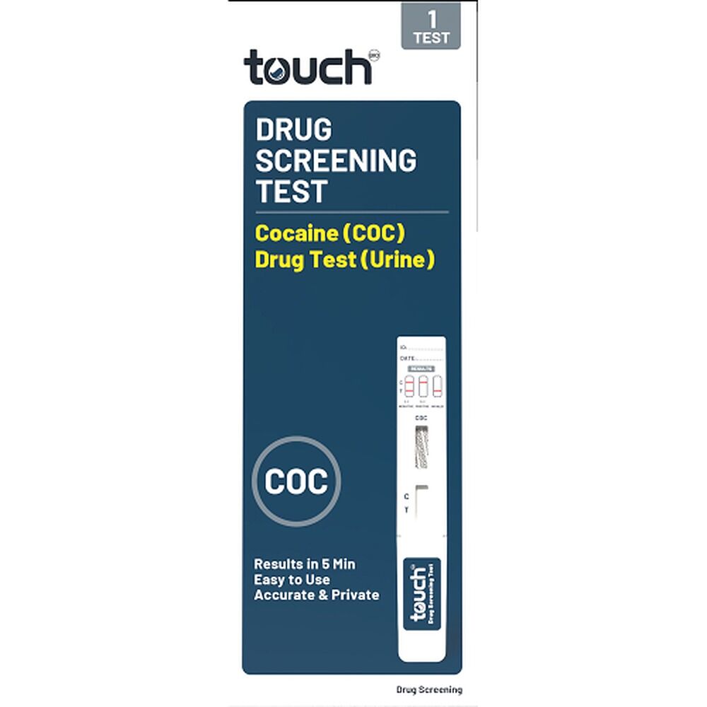TouchBio Cocaine (COC) Urine Drug Screening Test, 1 Test