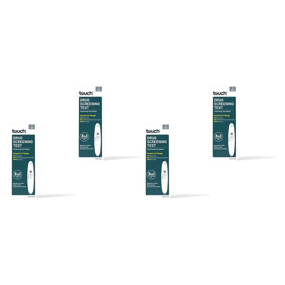 TouchBio 3 Multi-Drug Test (Saliva) Pen Pack of 4