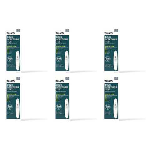 TouchBio 6 Multi-Drug Test (Saliva) Pen Pack of 6