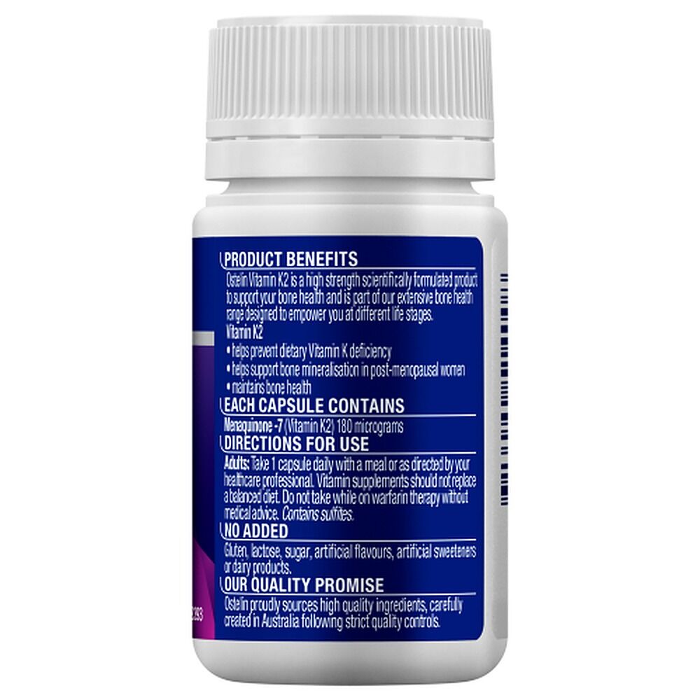 Ostelin Vitamin K2 High Strength 60 Capsules