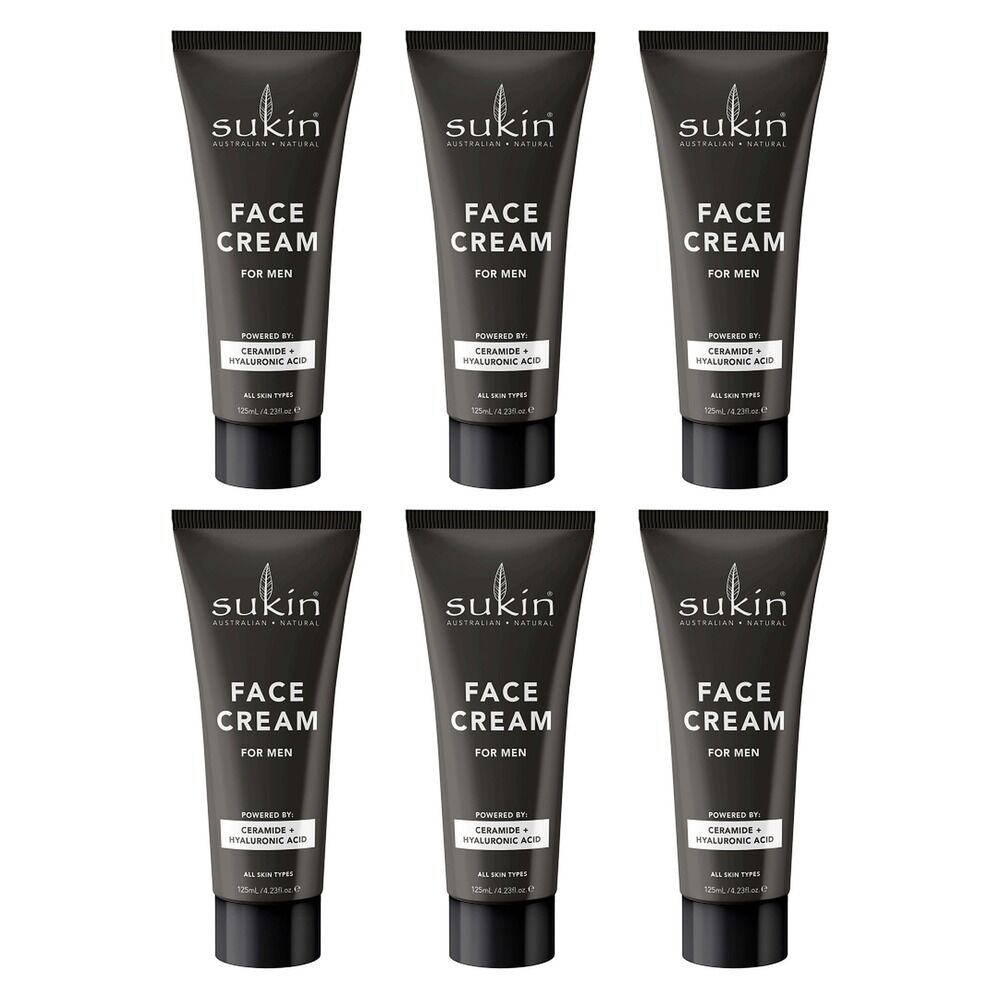 Sukin Men's Face Cream 125mL Pack of 6