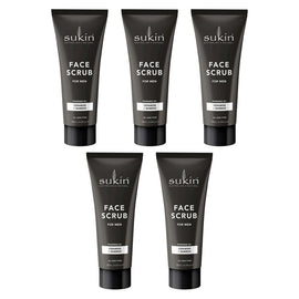 Sukin Men's Face Scrub 125mL Pack of 5