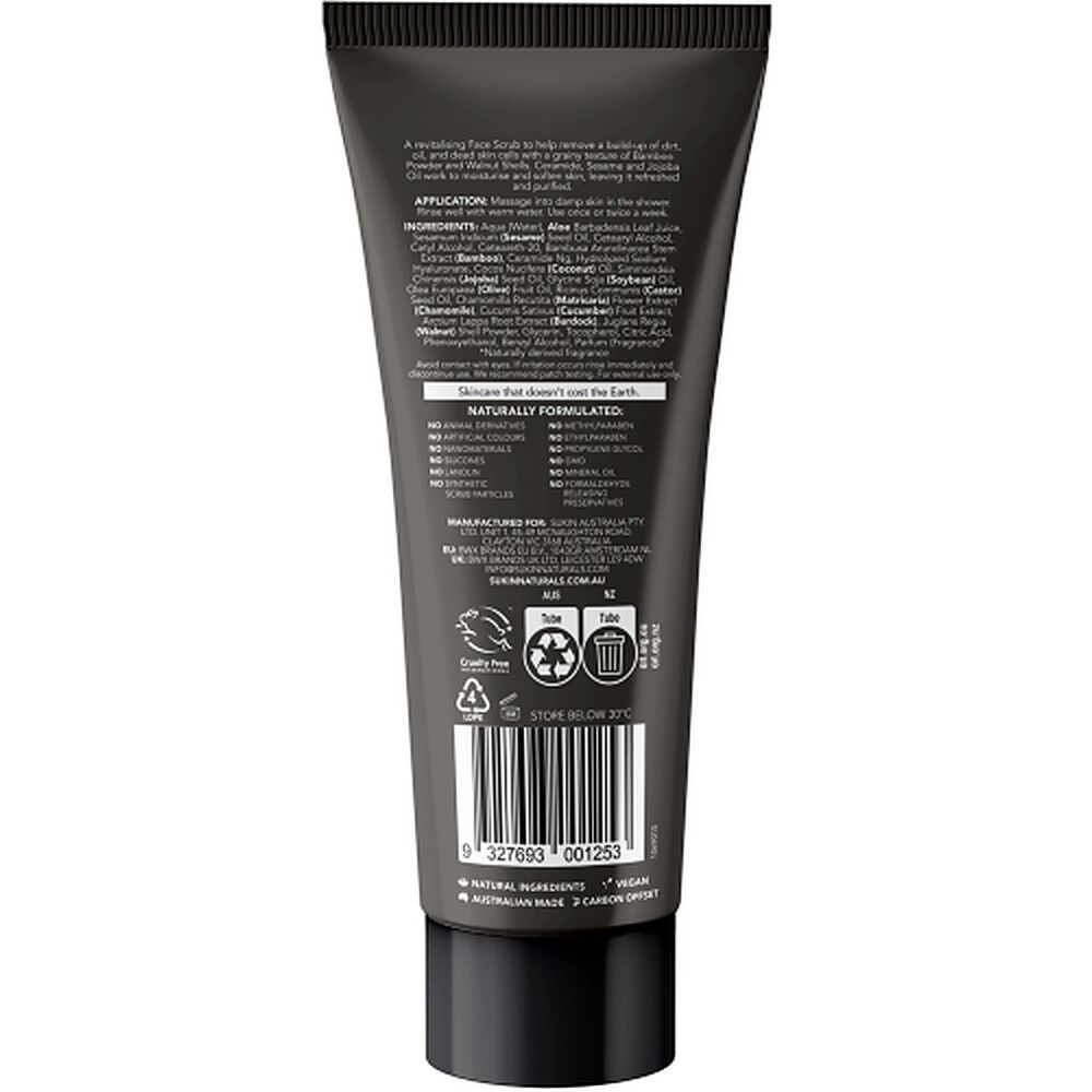 Sukin Men's Face Scrub 125mL