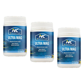 Nutrition Care Ultra Mag Lemon-Lime Flavour 165g Pack of 3