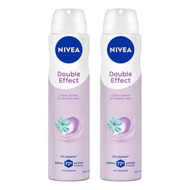 Nivea Double Effect 72H Anti-Perspirant 250mL Pack of 2