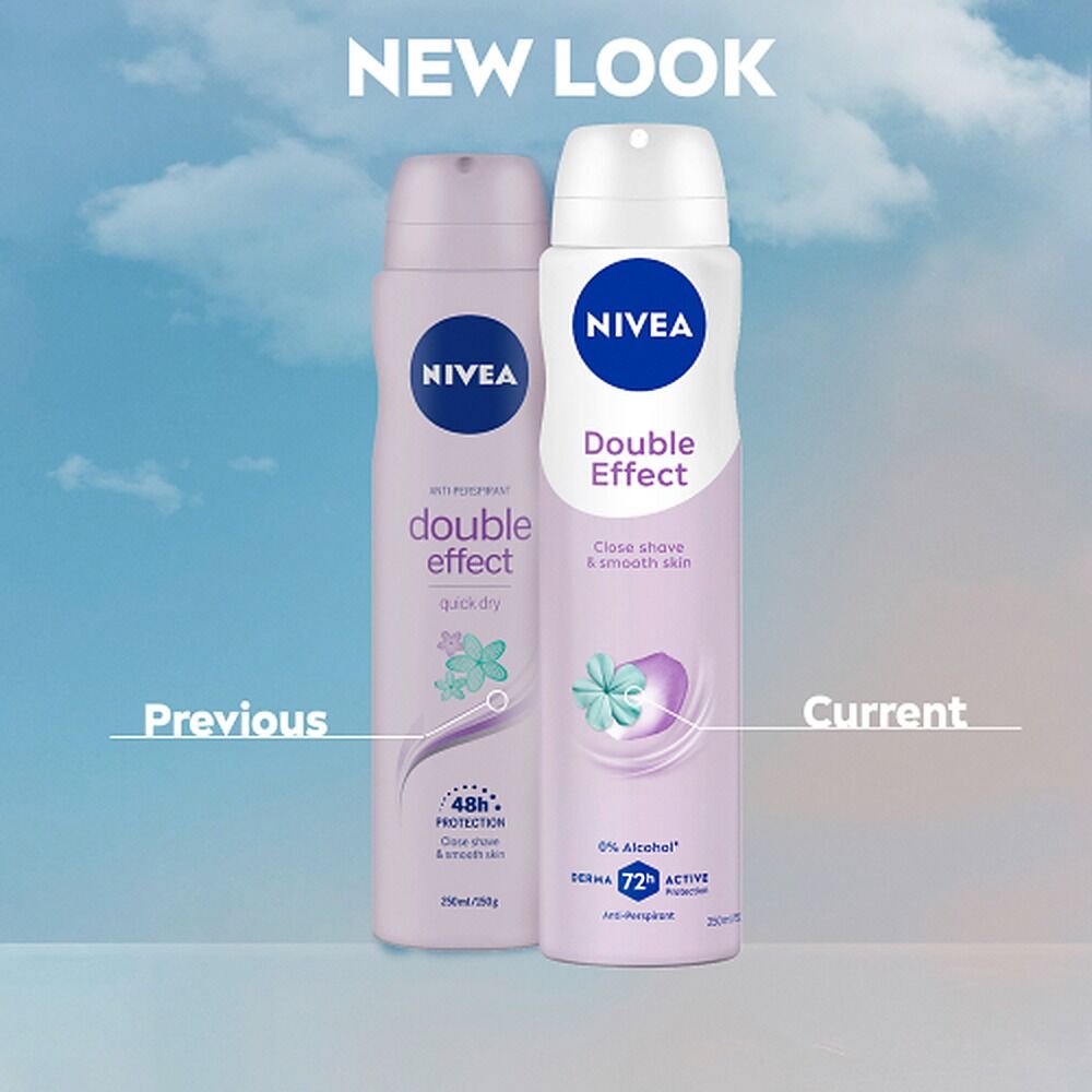 Nivea Double Effect 72H Anti-Perspirant 250mL