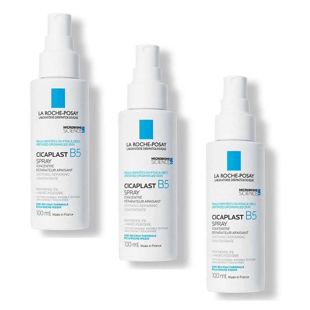 La Roche-Posay Cicaplast B5 Spray 100mL Pack of 3