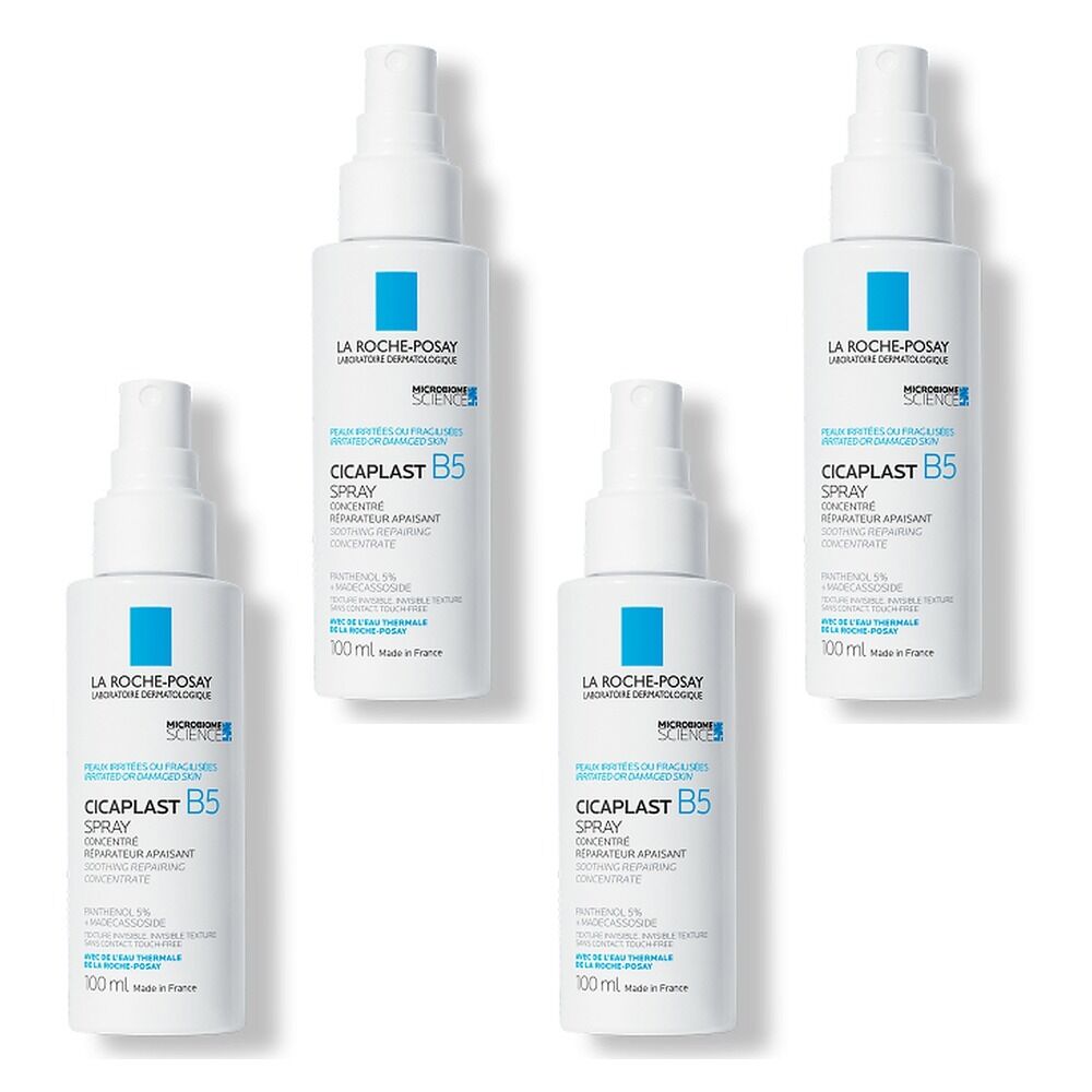 La Roche-Posay Cicaplast B5 Spray 100mL Pack of 4