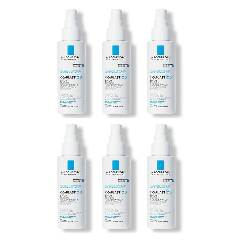 La Roche-Posay Cicaplast B5 Spray 100mL Pack of 6