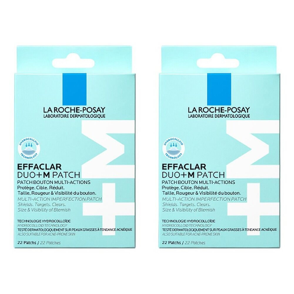 La Roche-Posay Effaclar Unspot Patches 22 Pack Bundle of 2
