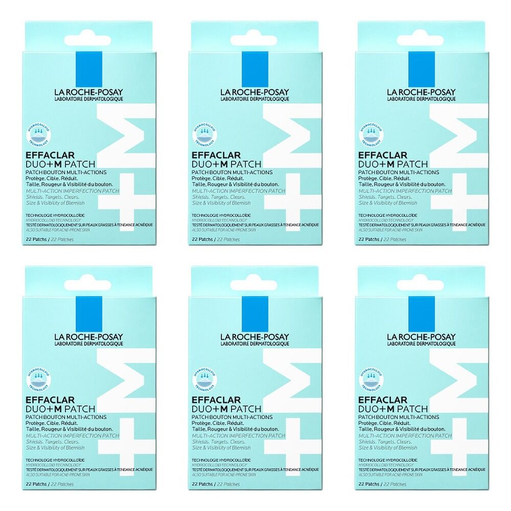 La Roche-Posay Effaclar Unspot Patches 22 Pack Bundle of 6