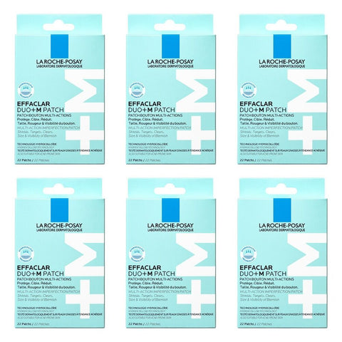 La Roche-Posay Effaclar Unspot Patches 22 Pack Bundle of 6