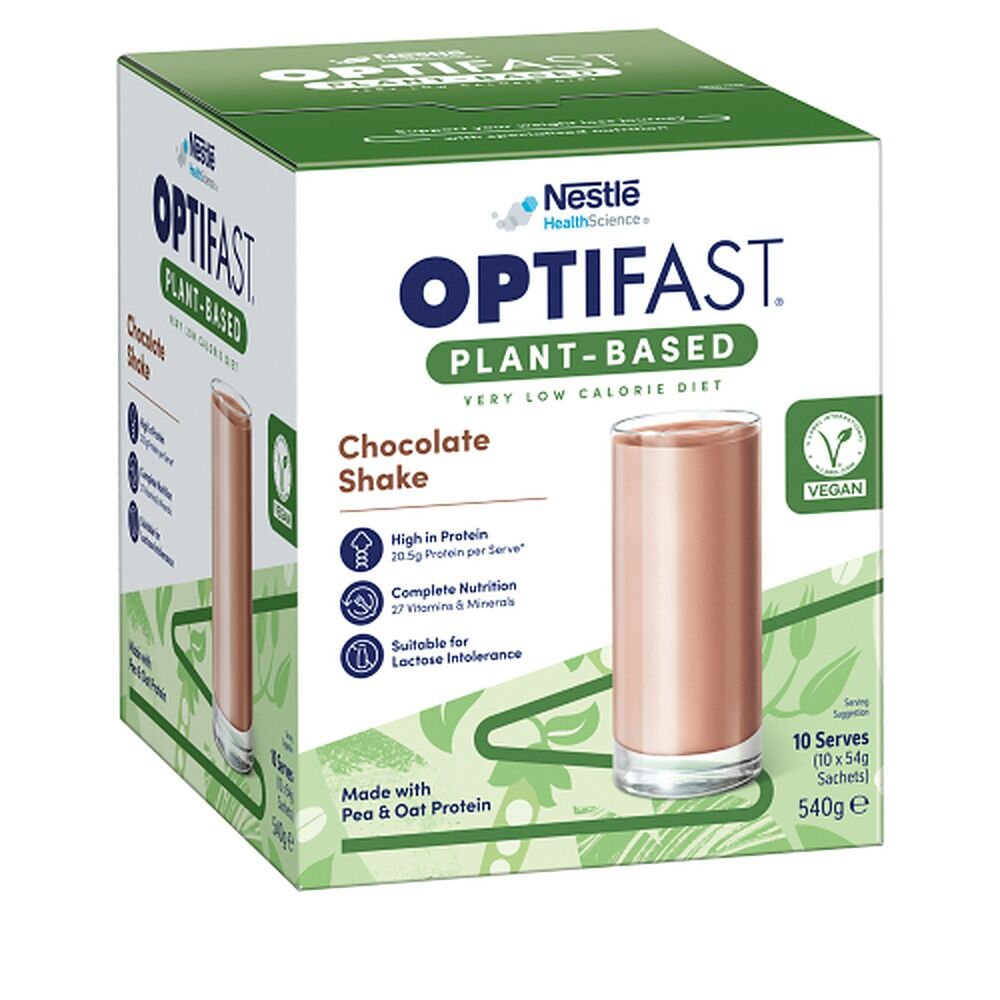 Optifast VLCD Plant-Based Chocolate Shake 10 x 54g