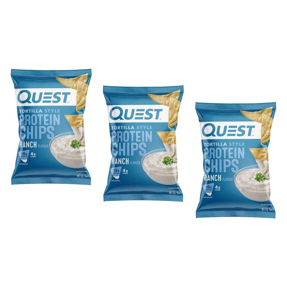 Quest Tortilla Ranch 32g x 8 Bundle of 3