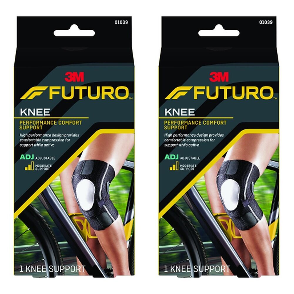 Futuro Performance Comfort Knee Support Adjustable Pack of 2