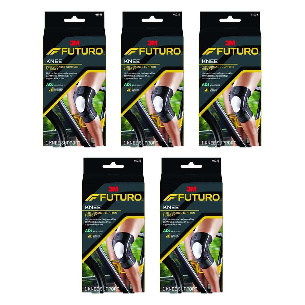 Futuro Performance Comfort Knee Support Adjustable Pack of 5