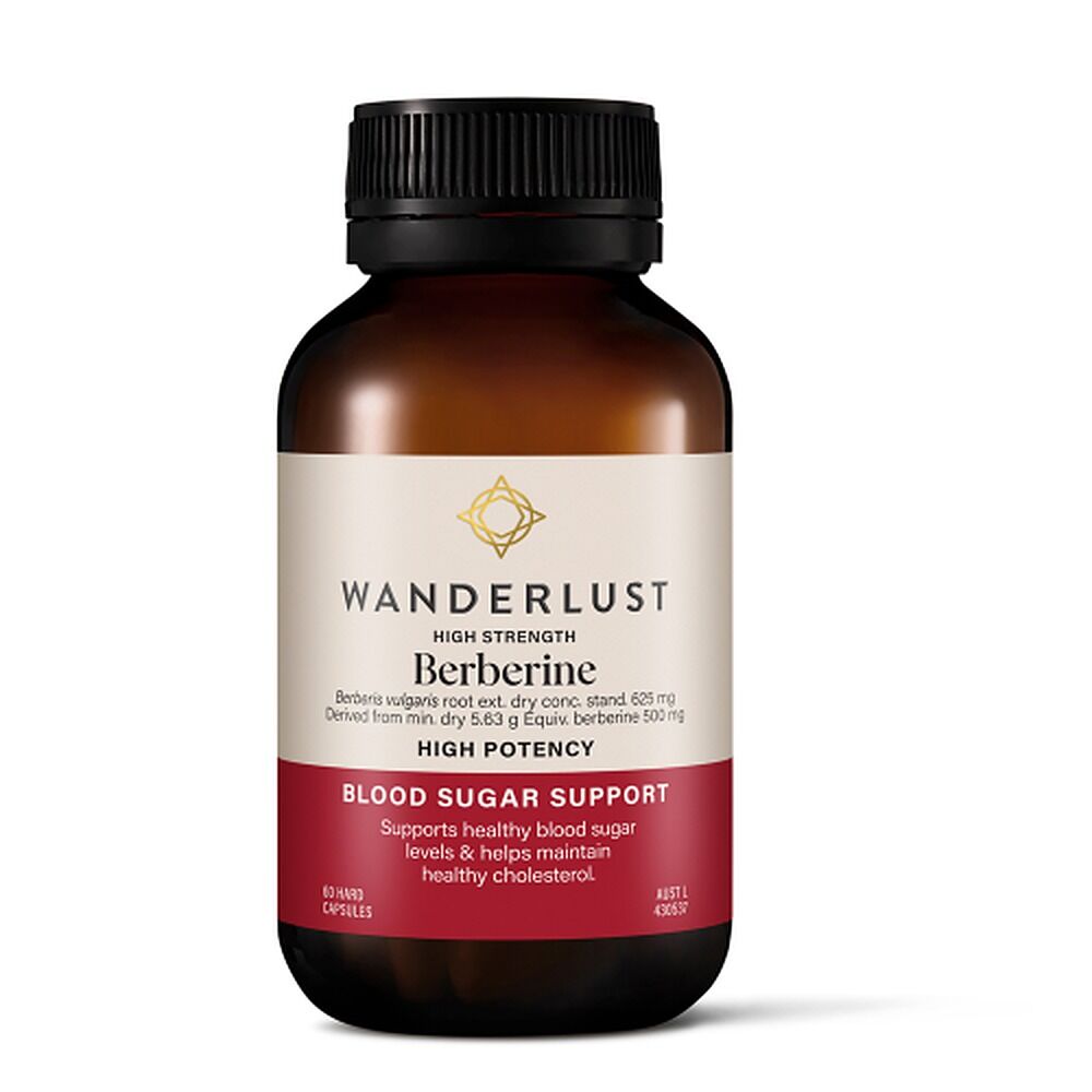 Wanderlust High Strength Berberine 60 Capsules