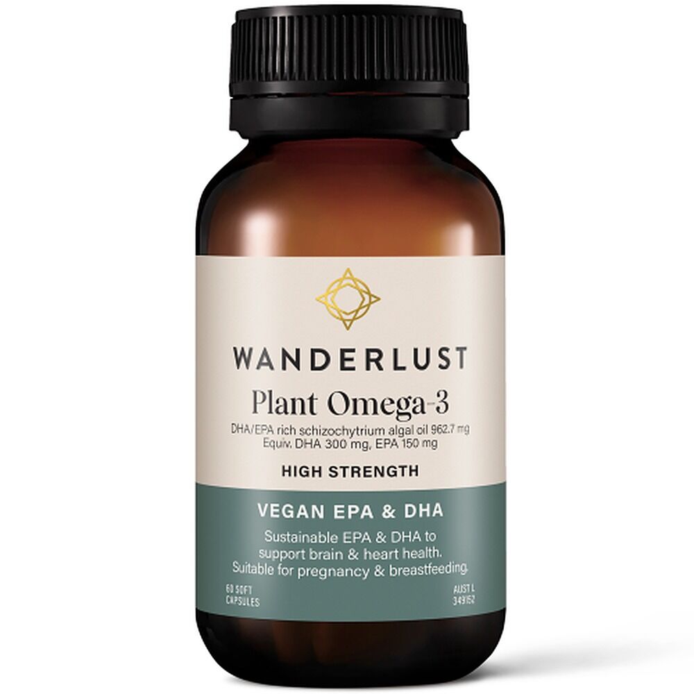 Wanderlust Plant Omega 60 Capsules