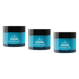 Sukin AquaBoost 3D Hyaluronic Acid Rich Night Cream 50mL Pack of 3