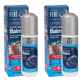 Neat Feat Foot & Heel Balm Spray 125mL Pack of 2