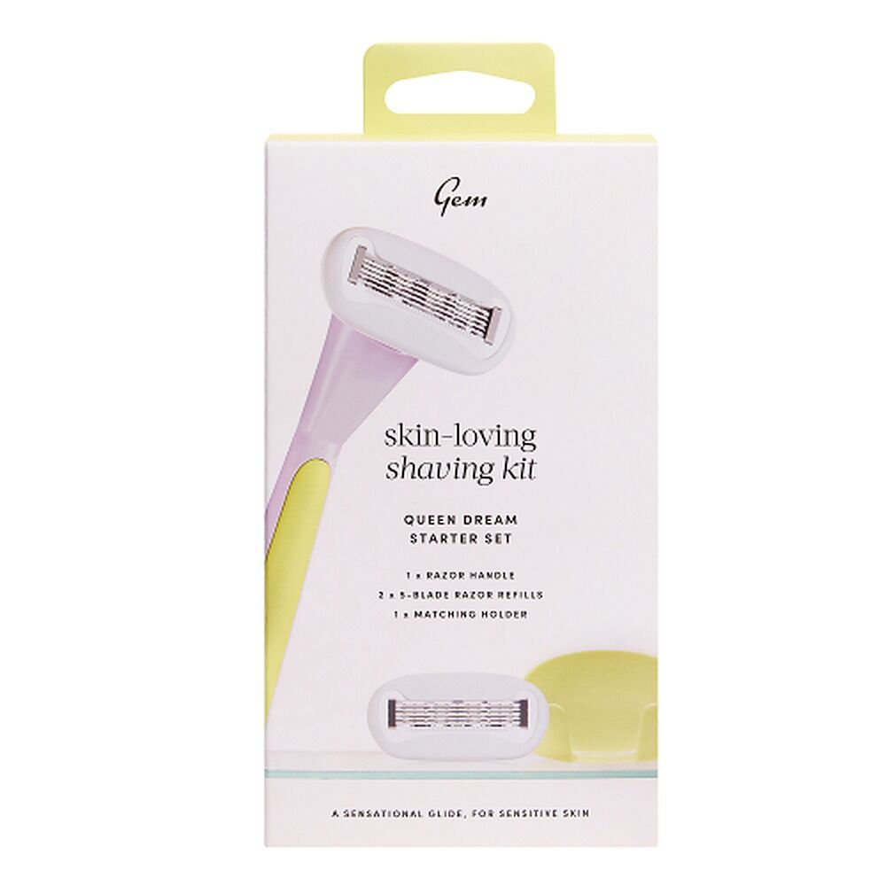 Gem Skin-Loving Shaving Kit Queen Dream