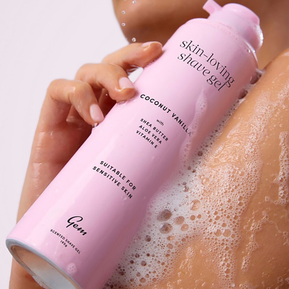 Gem Skin-Loving Shave Gel Coconut Vanilla 195g