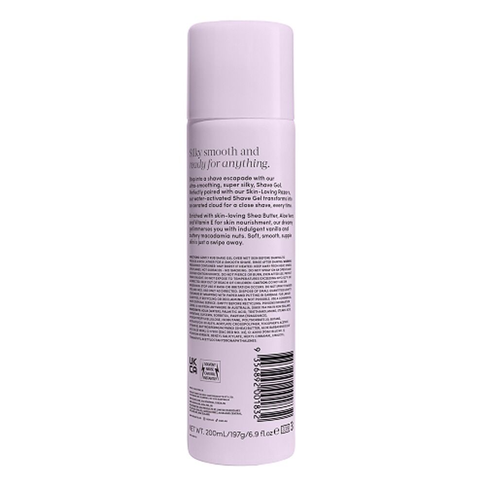 Gem Skin-Loving Shaving Gel Vanilla Macadamia 195g
