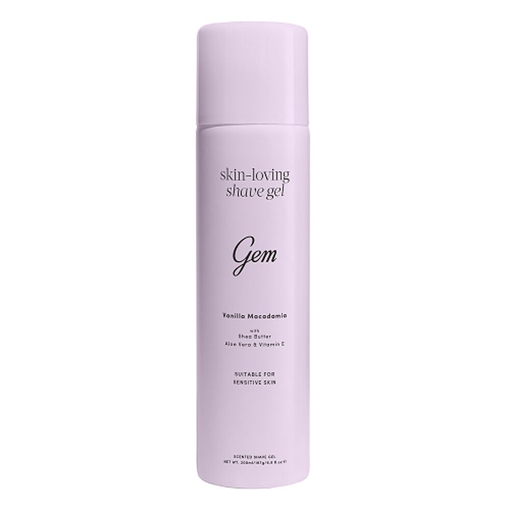 Gem Skin-Loving Shaving Gel Vanilla Macadamia 195g
