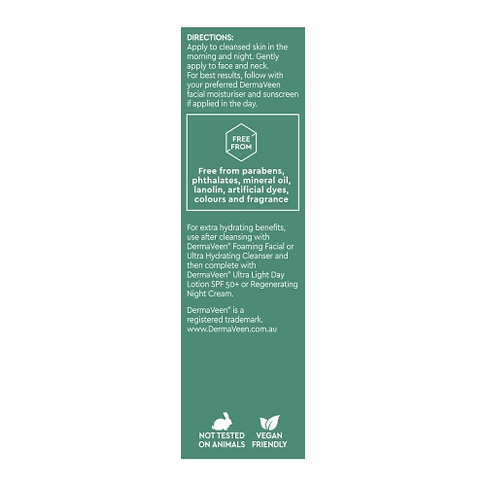 DermaVeen Hyaluronic Acid + Pro-Vitamin B5 Hydrating Serum 30mL