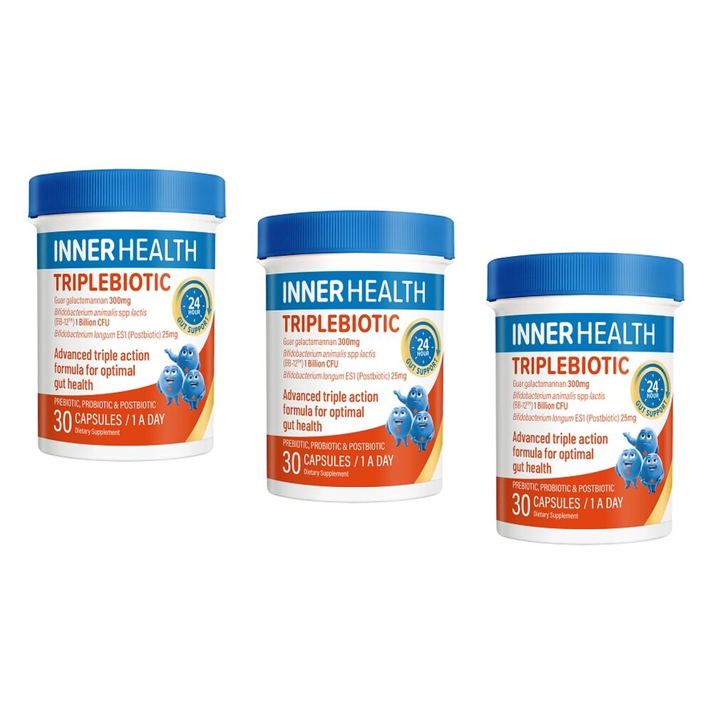Inner Health Triplebiotic 30 Capsules Pack of 3