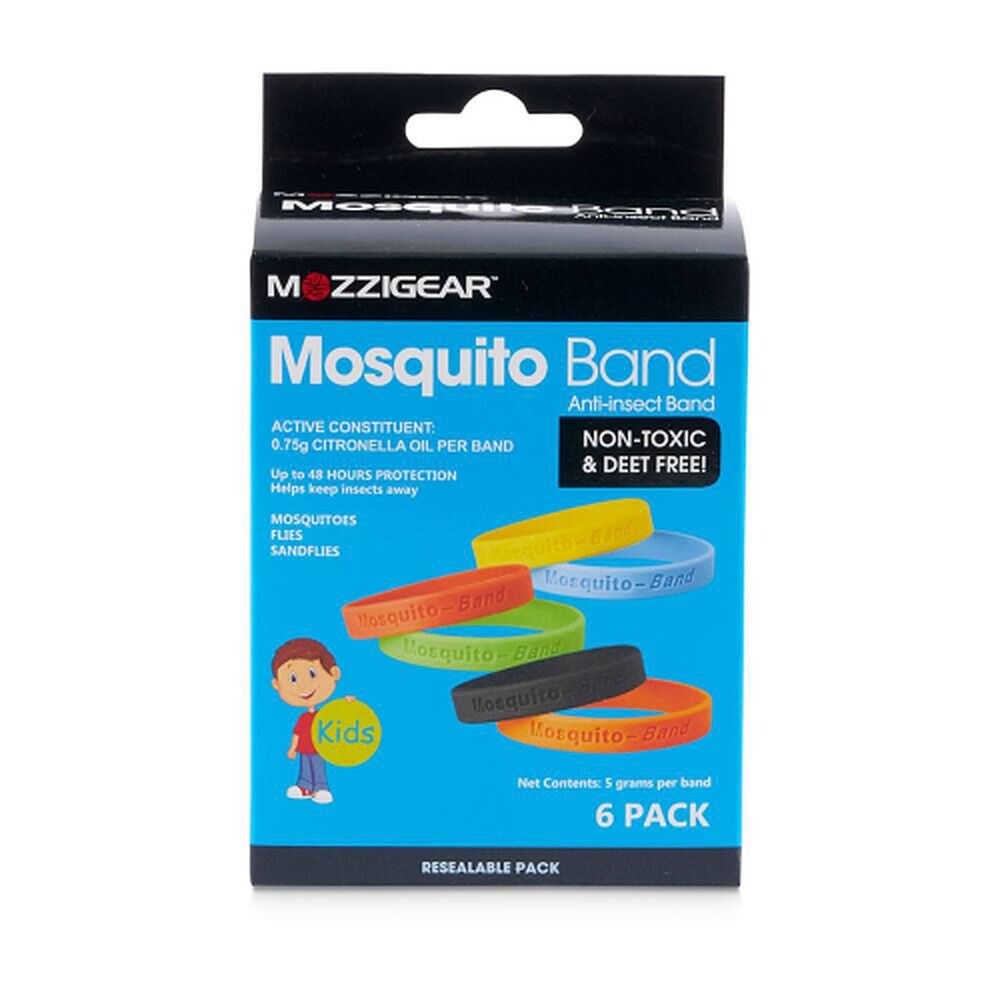 Mozziegear Kids Mosquito Band 6 Pack