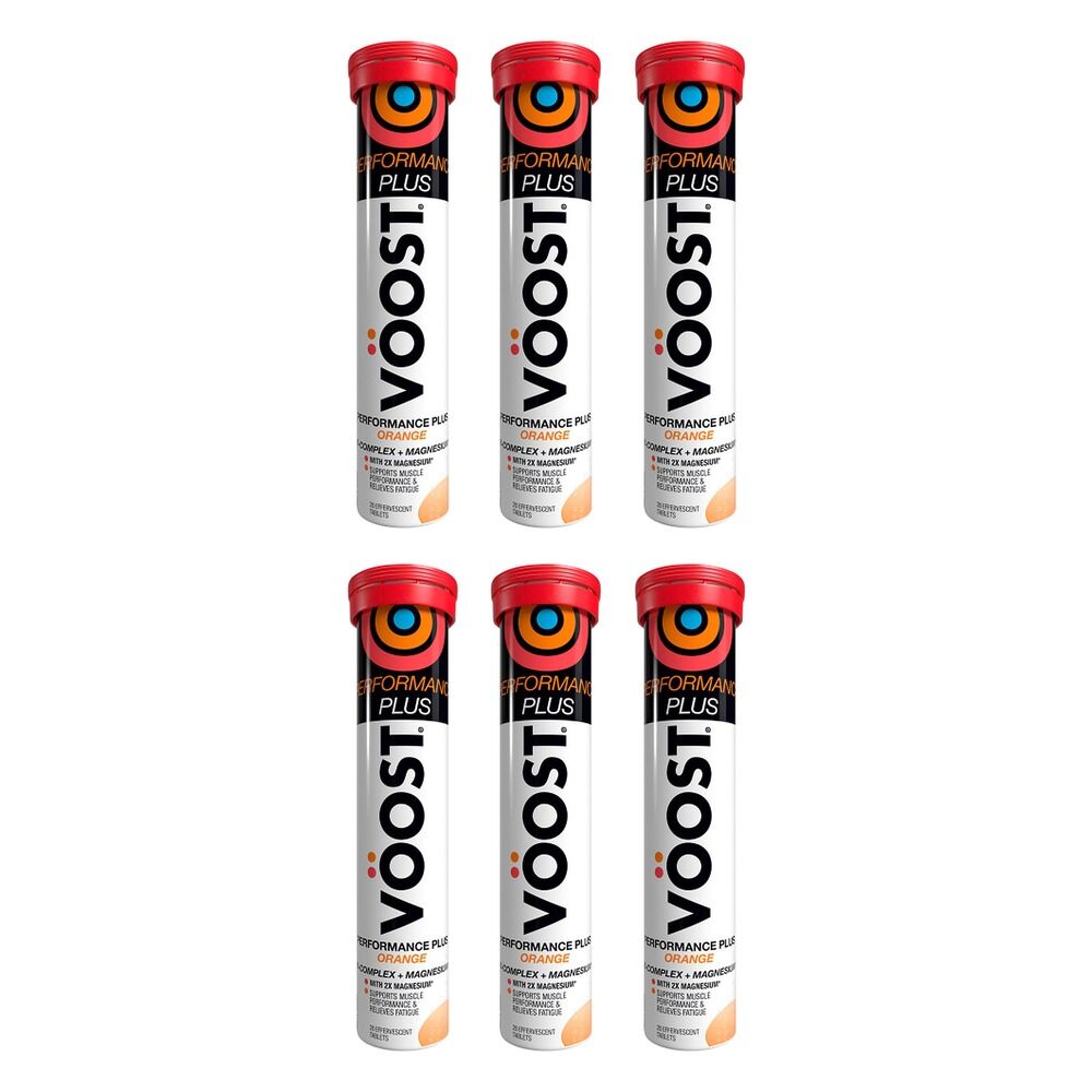 VOOST Performance Plus Orange 20 Tablets Pack of 6