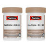 Swisse Ultiboost Calcium + D3 + K2 60 Tablets Pack of 2