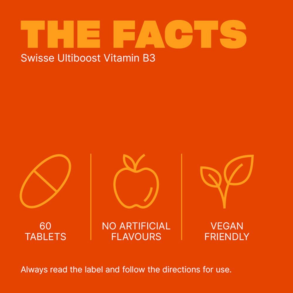 Swisse Ultiboost Vitamin B3 60 Tablets