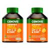 Cenovis Triple Action Vit C, D & Zinc Orange 120 Chewable Tablets Pack of 2