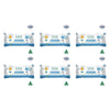 GAIA Natural Baby Biodegradable Wipes, Fragrance Free, 70 Pack Bundle of 6