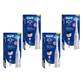 Oral-B iO2 Clean & Gentle Rechargeable Toothbrush White Pack of 4