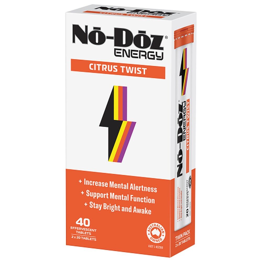 No-Doz Energy Citrus Twist Effervescent Tablets