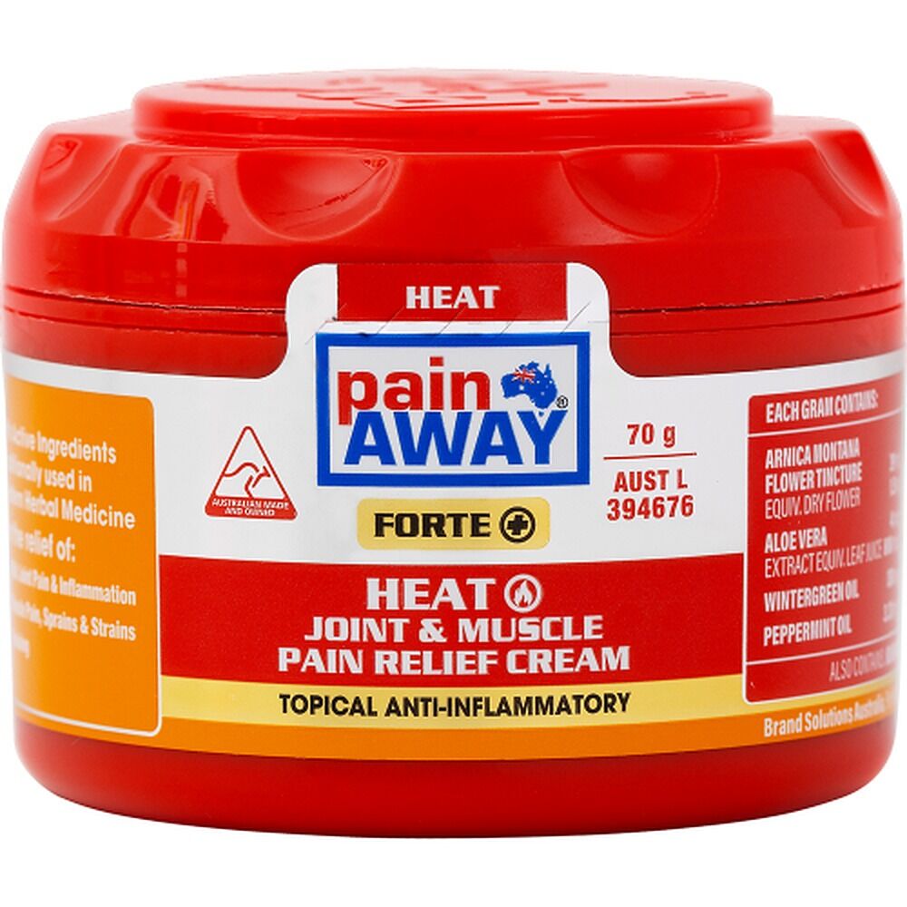 Pain Away Heat Joint & Muscle Pain Relief Cream 70g