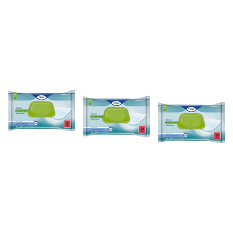 Tena ProSkin Plastic-Free Wet Wipes 48 Wipes Pack of 3