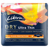 Libra Ultra Thin Dry Pads with Wings 12 Pack x 6