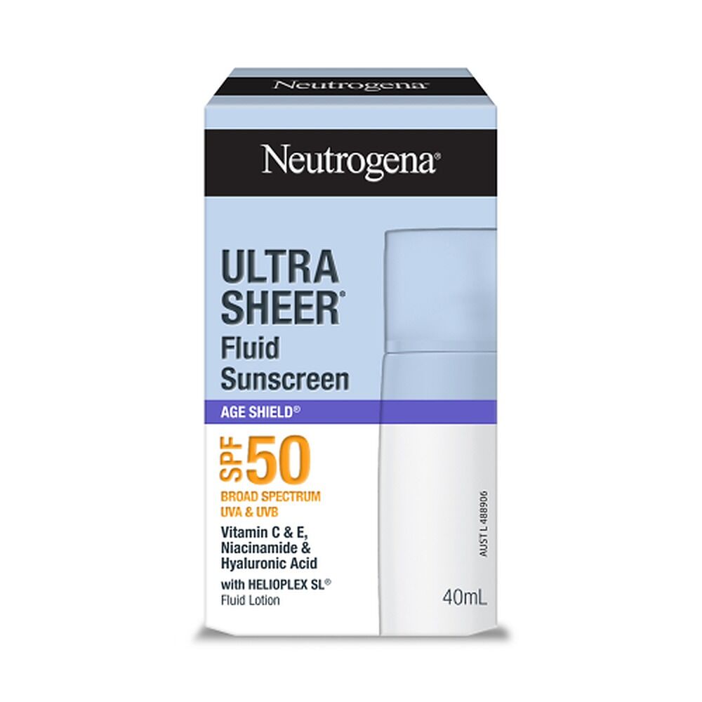Neutrogena Ultra Sheer Fluid Sunscreen SPF50 40mL