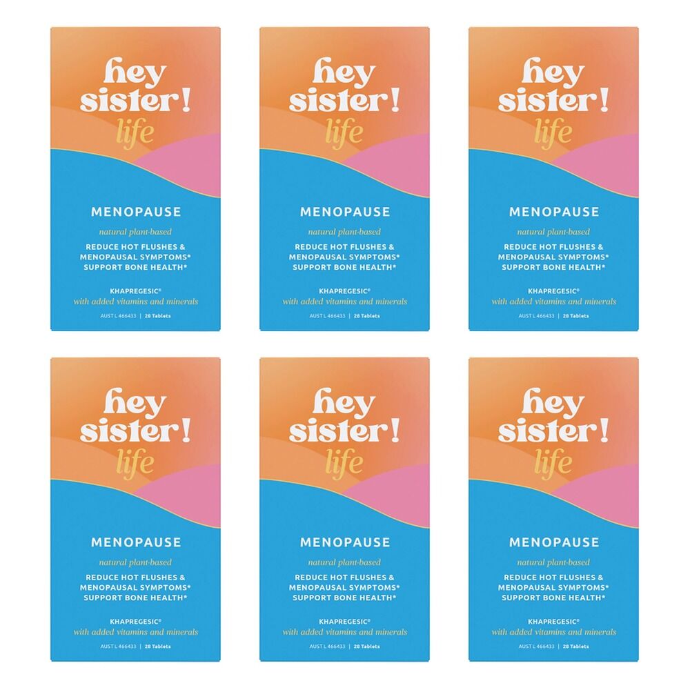 Hey Sister Life Menopause 28 Tablets Pack of 6