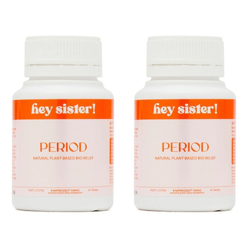 Hey Sister Period Pain PMS Relief 42 Tablets Pack of 2